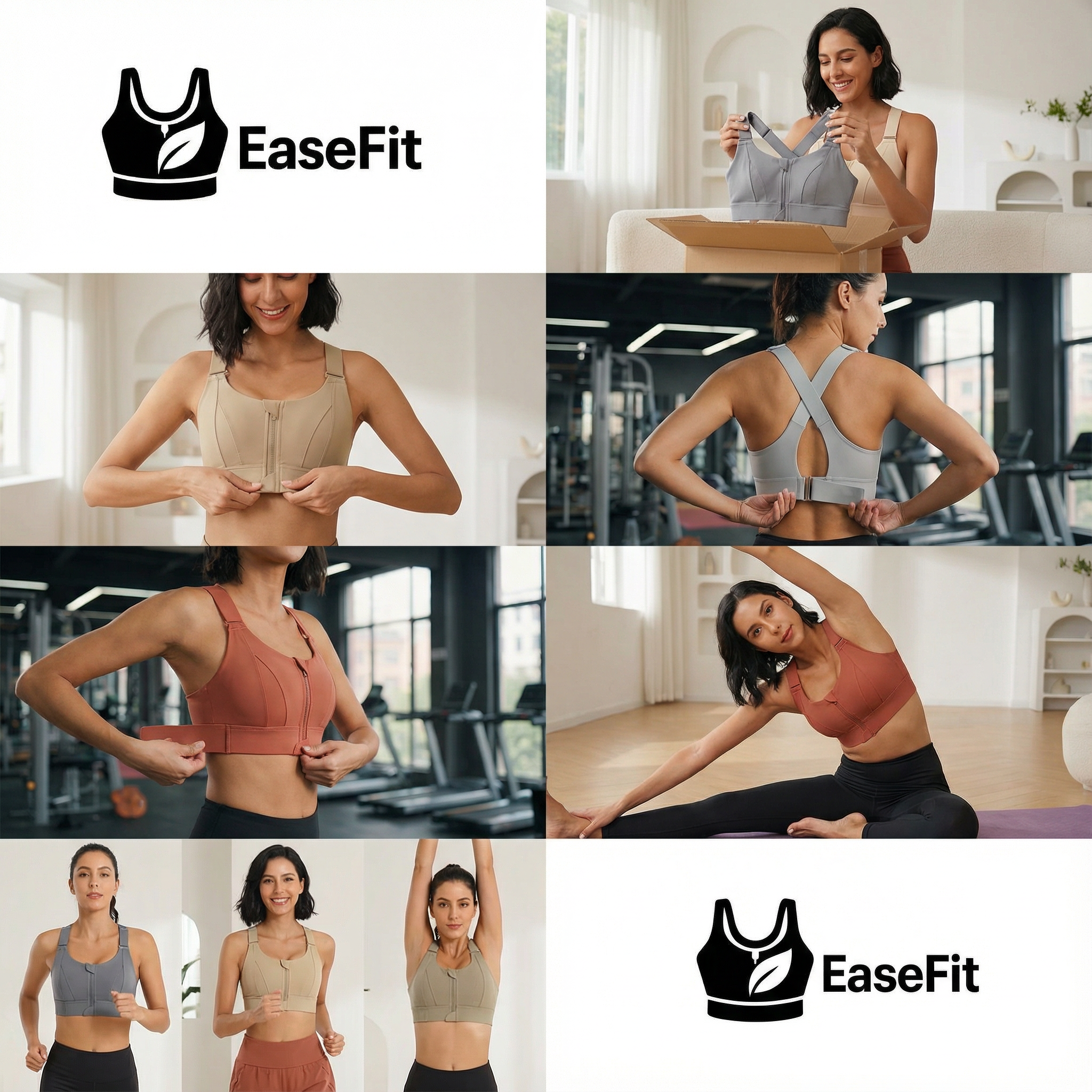 Adjustable Sports Bra for Active Women